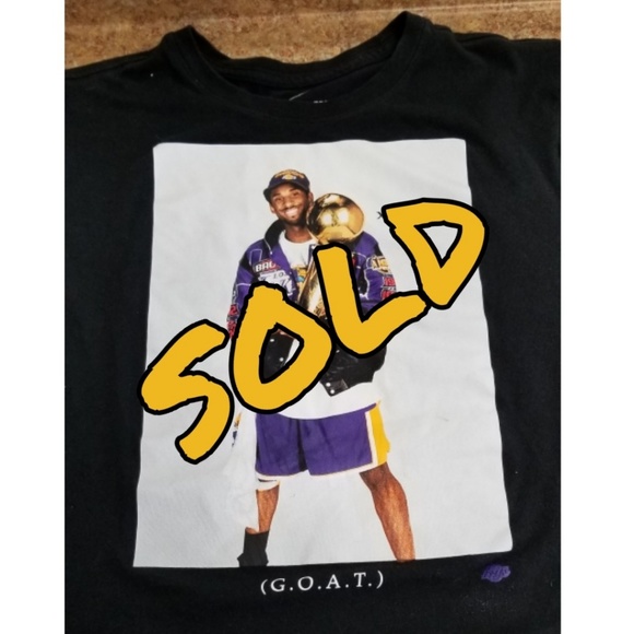 kobe bryant goat shirt